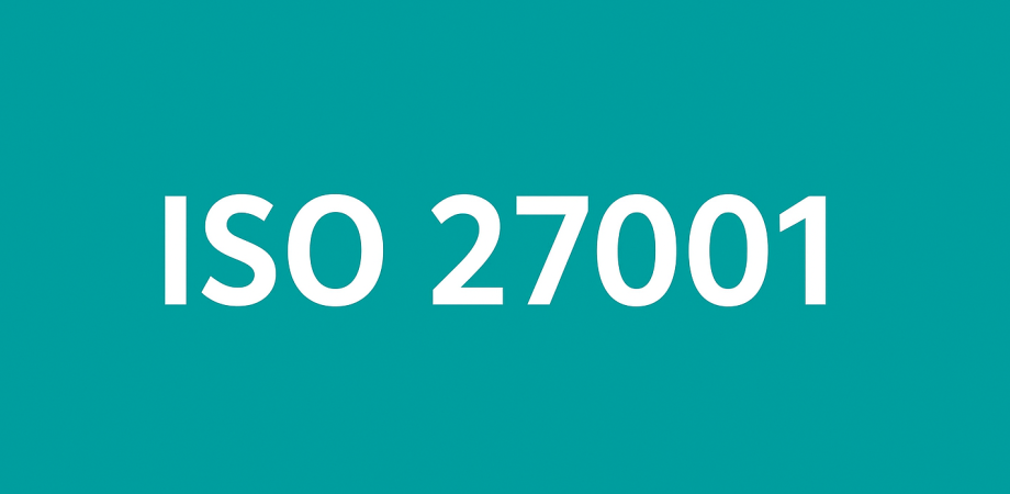Bannerissa lukee ISO 27001