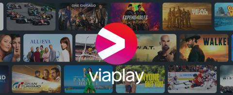 Viaplay logo + ohjelmakuvia