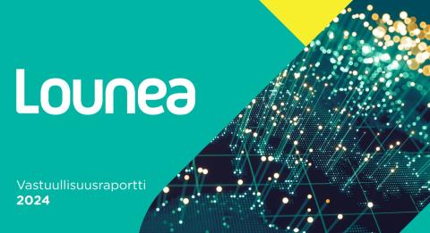 lounean vastuullisuusraportin kansi