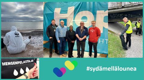 kuvia lounealaisista hyväntekeväisyystalkoissa