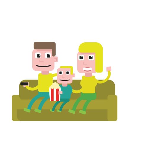 Taloyhtiö perhekuvitus