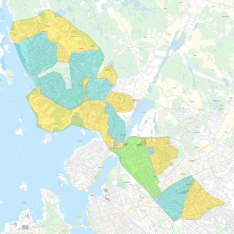 Lounea Valokuitu Vaasa rakentamisalueet
